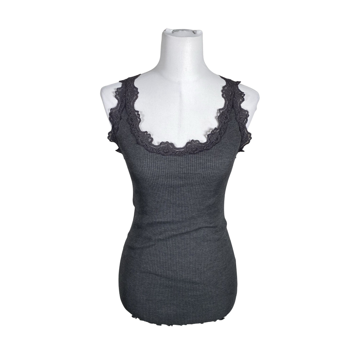 Unisex Rosemunde - Tricot tank top, size 38 - Gray (1)