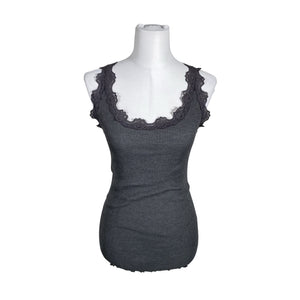 Unisex Rosemunde - Tricot tank top, size 38 - Gray (1)