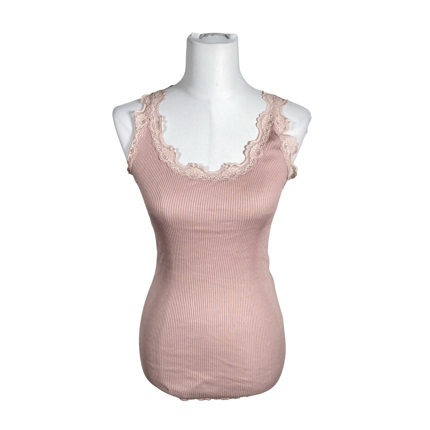 Unisex Rosemunde - Tricot tank top, size 38 - Light pink (1)