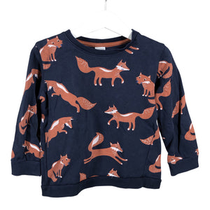 Unisex Lindex - Sweatshirt, size 104 - 110 - Blue (1)
