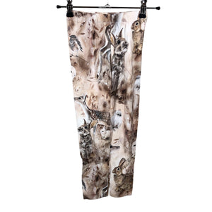 Unisex Handmade - Leggings, size 110 - 116 - Beige (1)