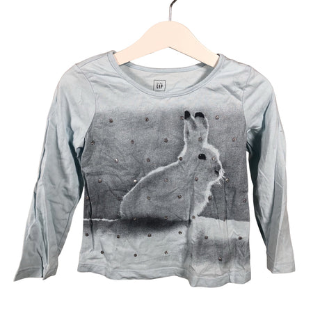 Unisex Gap - Tricot shirt, size 92 - 98 - Light blue ()