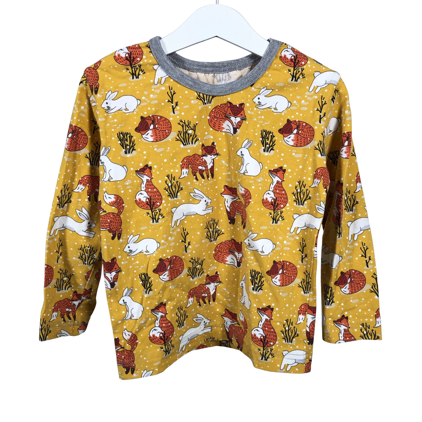 Unisex Handmade - Tricot shirt, size 110 - 116 - Yellow (1)