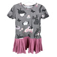 Unisex Lindex - Tricot dress, size 116 - 122 - Gray ()