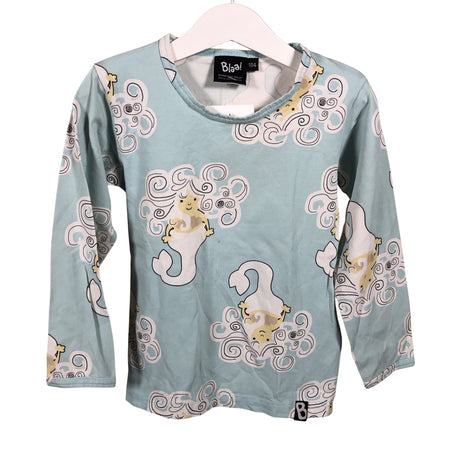 Unisex Blaa - Tricot shirt, size 98 - 104 - Light blue ()