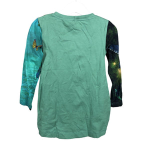 Unisex Handmade - Tricot dress, size 110 - 116 - Green (2)