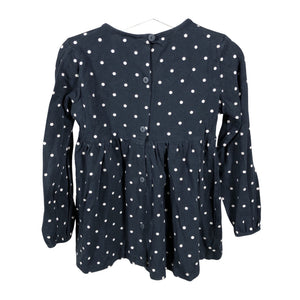 Unisex Polarn O. Pyret - Tricot dress, size 110 - 116 - Blue (2)