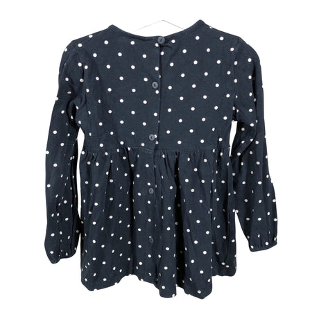Unisex Polarn O. Pyret - Tricot dress, size 110 - 116 - Blue (2)