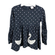 Unisex Polarn O. Pyret - Tricot dress, size 110 - 116 - Blue ()