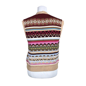 Unisex Weekend by MaxMara - Knit vest, size 38 - Beige (3)