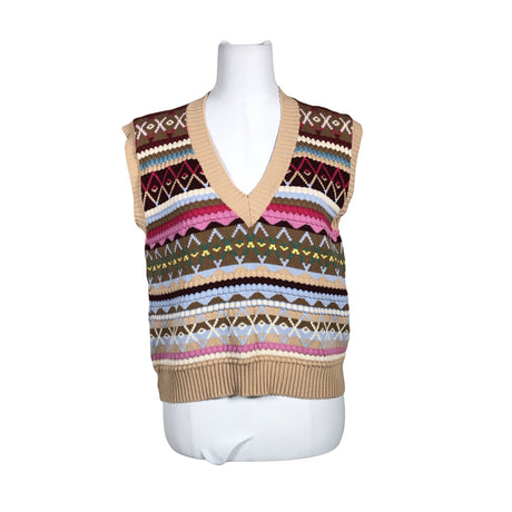 Unisex Weekend by MaxMara - Knit vest, size 38 - Beige ()