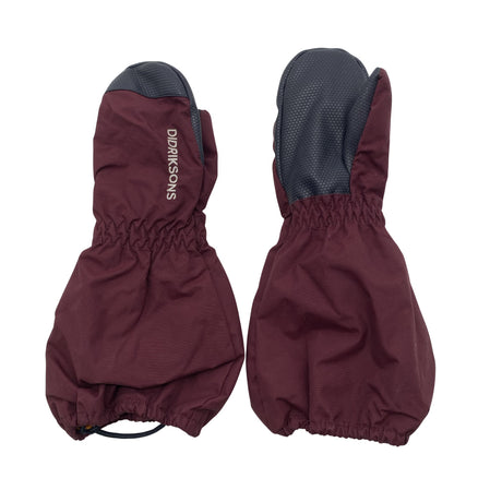 Unisex Didriksons - Sprint/Fall gloves, size 4 - 5 vuotta - Wine red ()