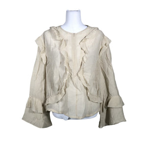 Unisex Massimo Dutti - Blouse, size 36 - Beige (1)