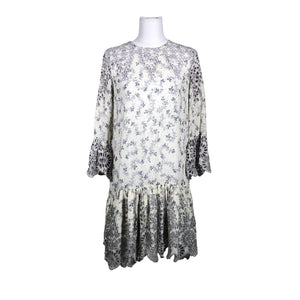 Unisex Ganni - Schiffon dress, size 36 - Gray (1)