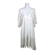 Unisex Ganni - Schiffon dress, size 34 - White ()