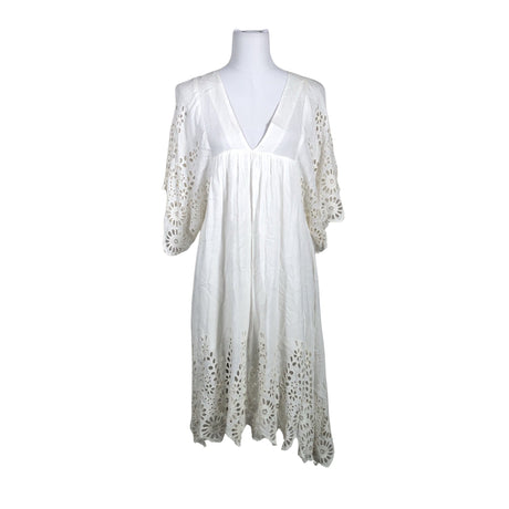 Unisex Ganni - Schiffon dress, size 34 - White ()