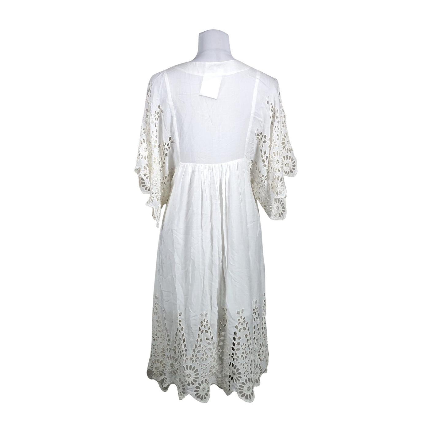 Unisex Ganni - Schiffon dress, size 34 - White (3)