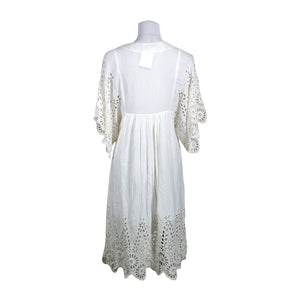 Unisex Ganni - Schiffon dress, size 34 - White (3)