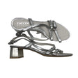 Unisex Geox - Heeled sandals, size 39 - Silver ()