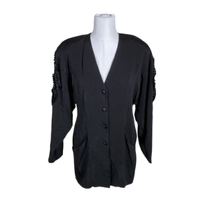 Unisex Elisabeth - Blouse, size 40 - Black (1)