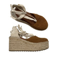 Unisex Musse&Cloud - Wedge sandals, size 40 - Brown ()