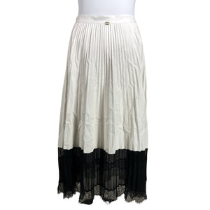 Unisex Twinset - Fabric skirt, size 44 - White (3)