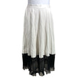 Unisex Twinset - Fabric skirt, size 44 - White ()