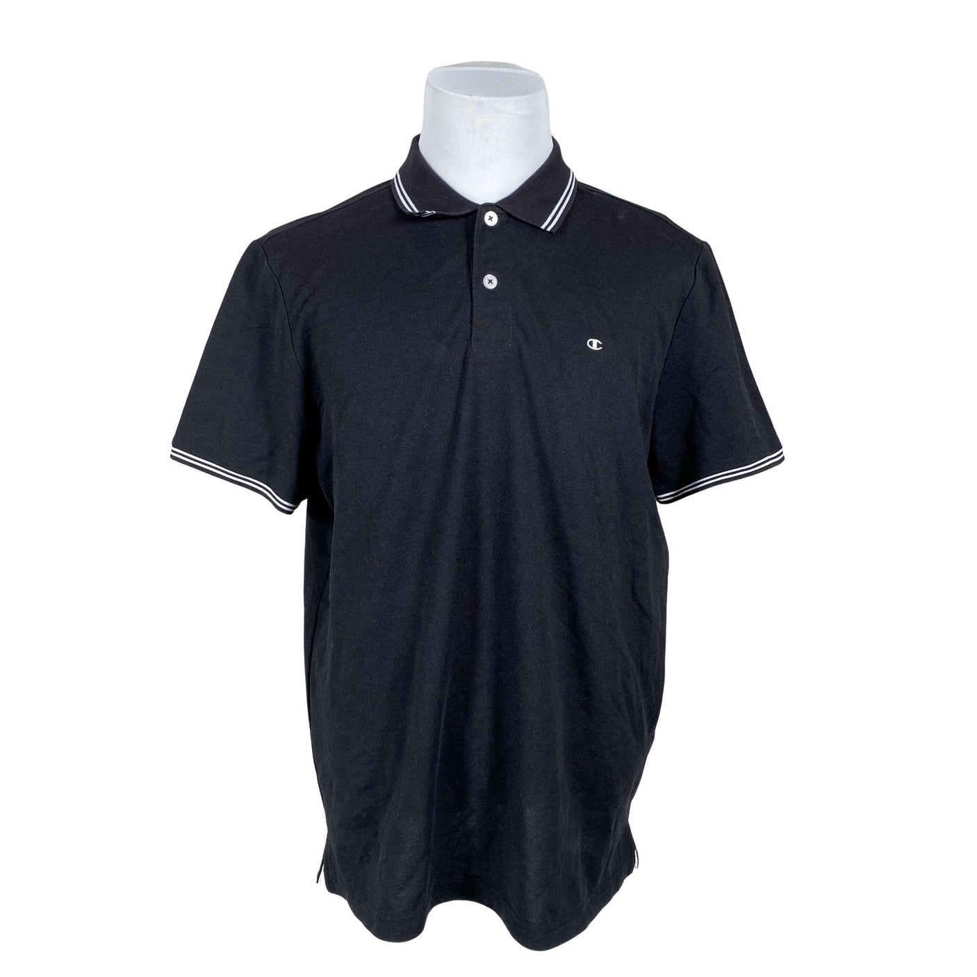 Unisex Champion - Polo shirt, size XXL - Black (1)