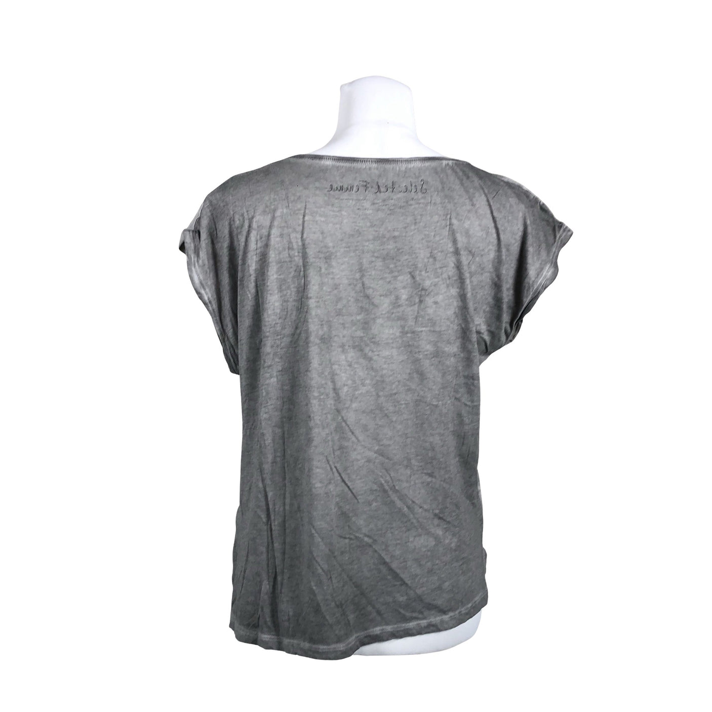 Unisex Selected - Short-sleeved blouse, size 36 - Gray (2)