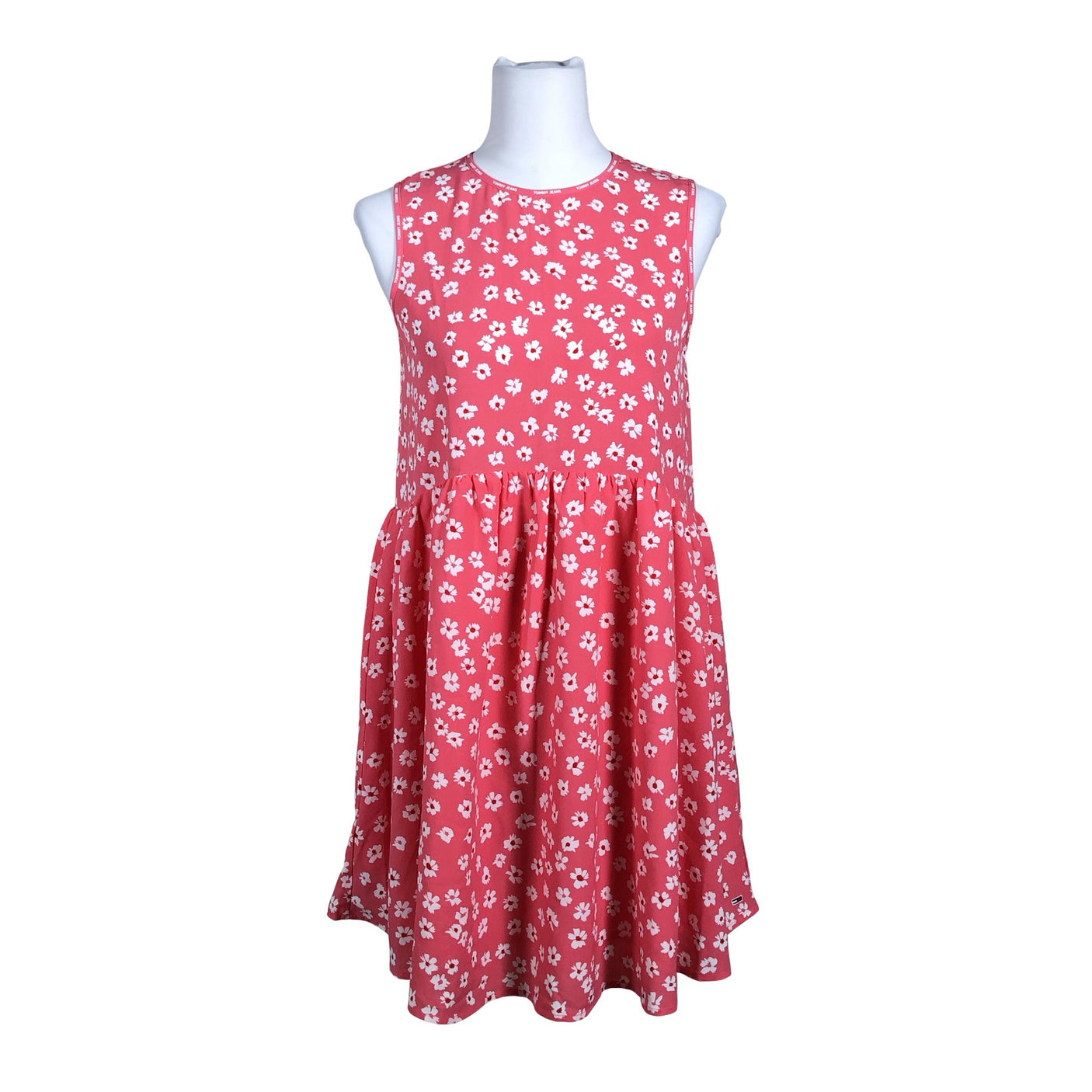Unisex Tommy Jeans (Tommy Hilfiger) - Schiffon dress, size 36 - Pink (1)