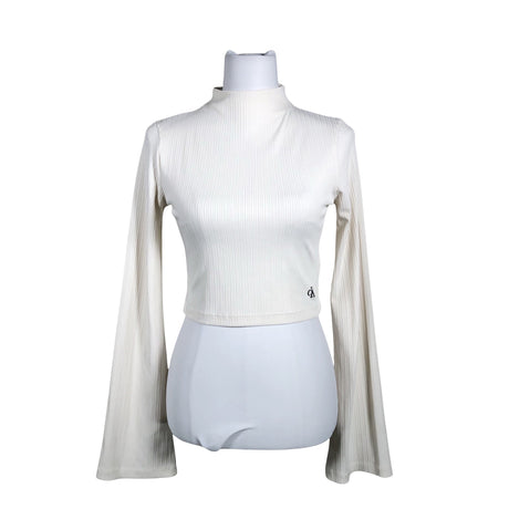 Unisex Calvin Klein Jeans - Tricot shirt, size 38 - Natural white ()