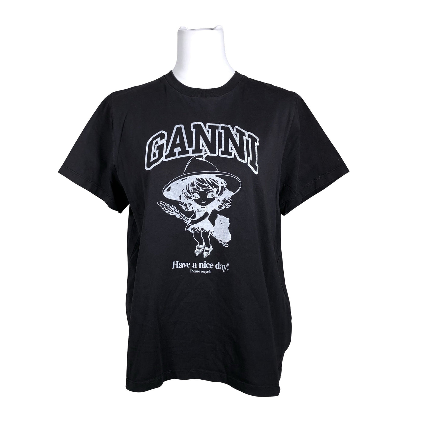 Unisex Ganni - T-shirt, size 40 - Gray (1)