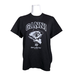 Unisex Ganni - T-shirt, size 40 - Gray (1)