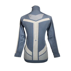 Unisex Hollister - Sports shirt, long sleeve, size 34 - Light blue (2)