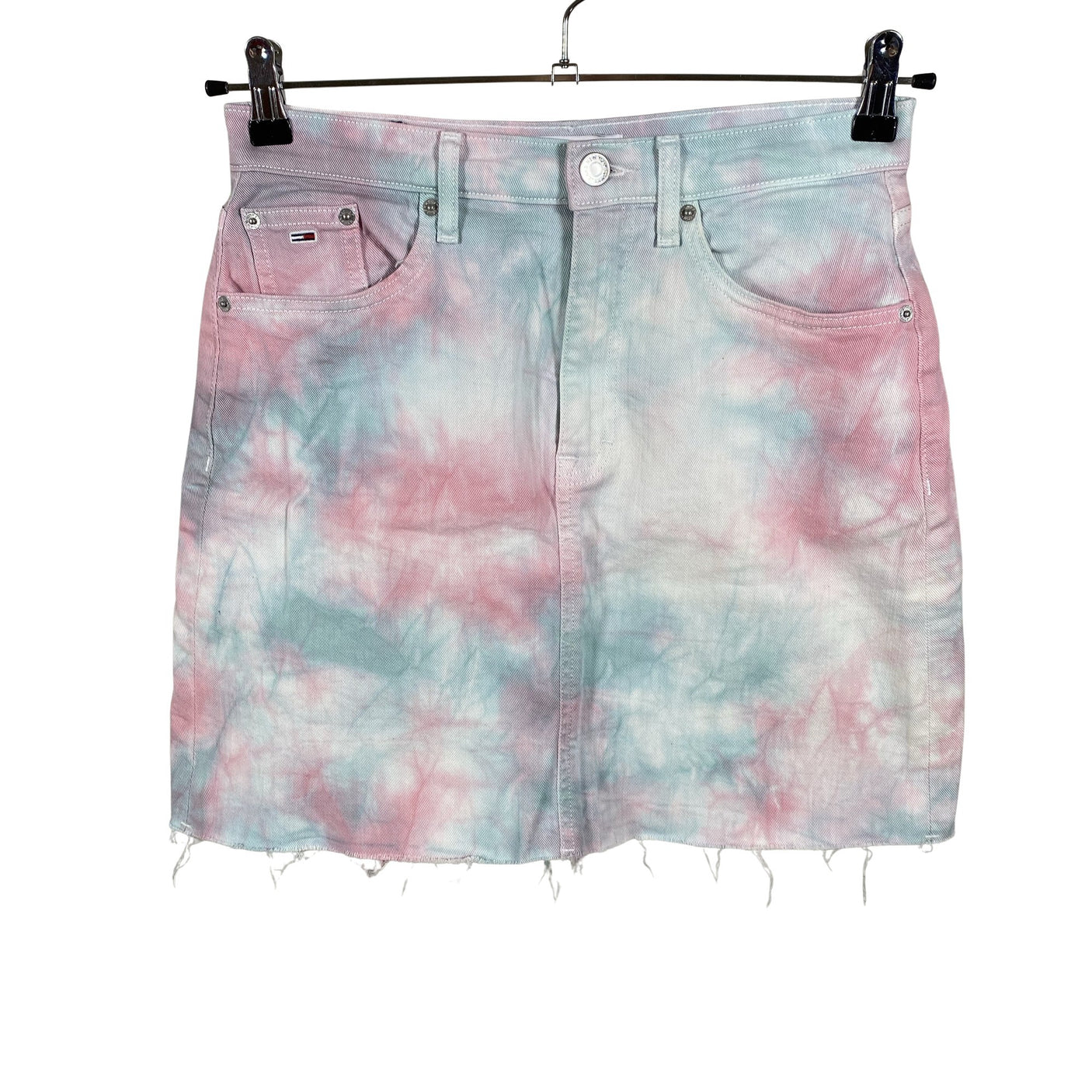 Unisex Tommy Jeans (Tommy Hilfiger) - Denim skirt, size W27 - Light pink (1)