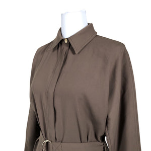 Unisex Mos Mosh - Schiffon dress, size 36 - Brown (2)