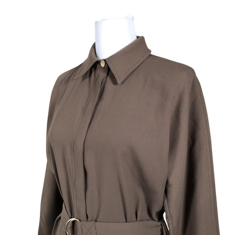Unisex Mos Mosh - Schiffon dress, size 36 - Brown (2)