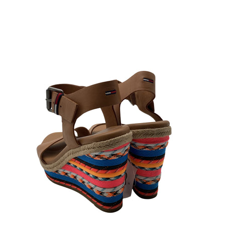 Unisex Calvin Klein Jeans - Wedge sandals, size 36 - Brown (2)