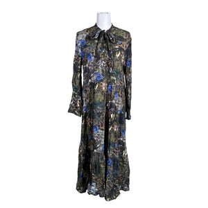 Unisex Gustav - Schiffon dress, size 38 - Green (1)