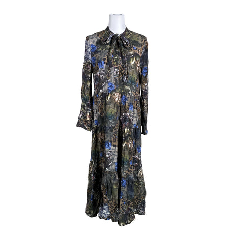 Unisex Gustav - Schiffon dress, size 38 - Green ()