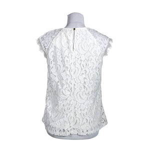 Unisex Holly & Whyte by Lindex - Short-sleeved blouse, size 38 - White (2)