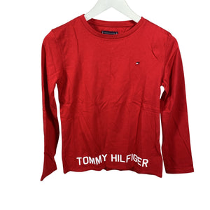 Unisex Tommy Hilfiger - Tricot shirt, size 146 - 152 - Red (1)