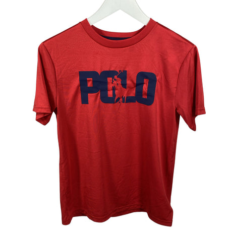Unisex Polo Ralph Lauren - Sports shirt, short sleeve, size 146 - 152 - Red ()