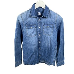 Unisex Polarn O. Pyret - Denim shirt, size 146 - 152 - Blue (1)