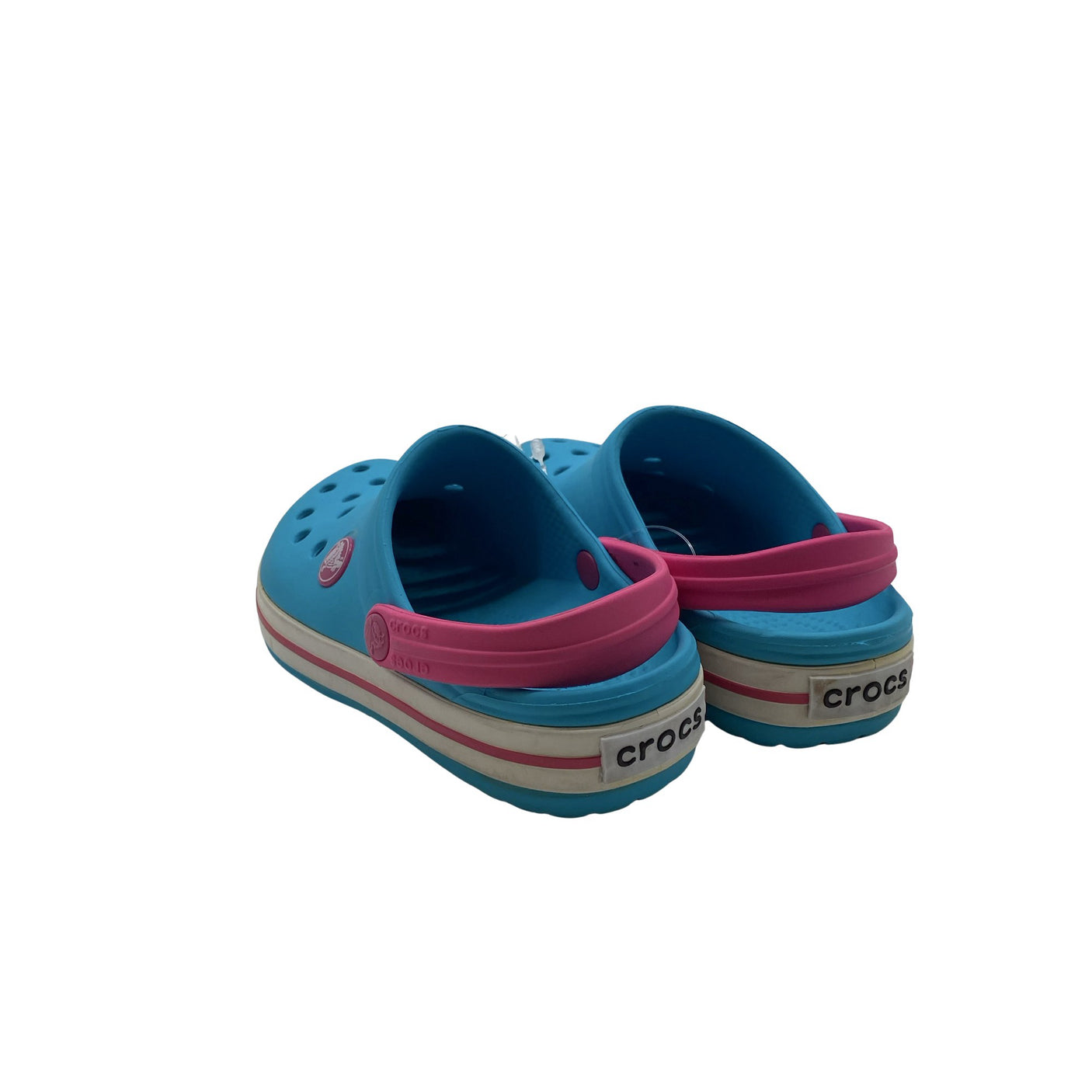 Unisex Crocs - Slip-on shoes, size 28 - Turquoise (2)