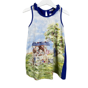 Unisex Mayoral - Tricot dress, size 104 - 110 - Blue (1)