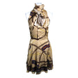 Unisex Ralph Lauren - Schiffon dress, size 36 - Beige ()