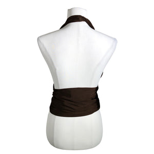 Unisex Ralph Lauren - Tricot tank top, size 36 - Brown (2)