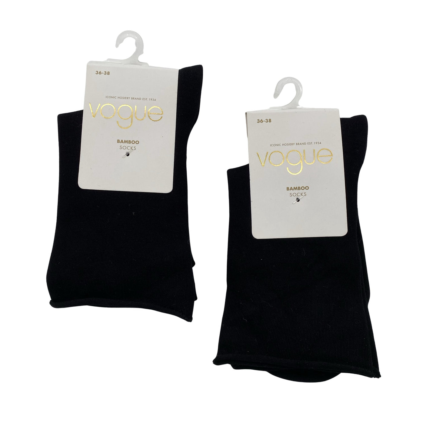 Unisex Vogue - Socks, size 37 - Black (1)