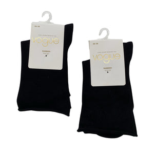 Unisex Vogue - Socks, size 37 - Black (1)